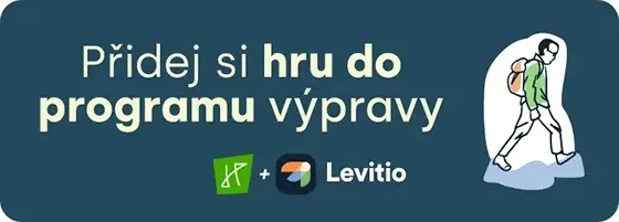 Banner o spolupráce Hranostaje a aplikace Levitio