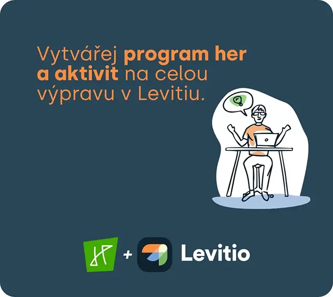 Upoutávka na spolupráci Hranostaje a aplikace Levitio
