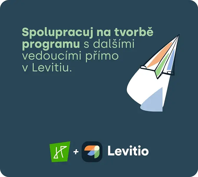 Upoutávka na spolupráci Hranostaje a aplikace Levitio